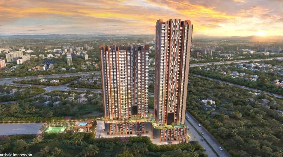 Krisala-Aventis-Gallery-Elevation-Evening-View